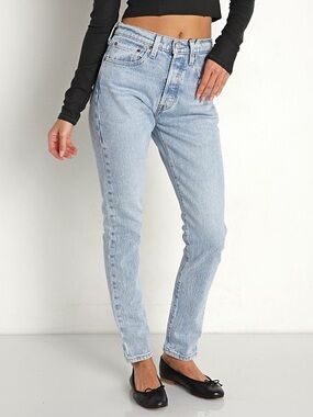 Levi's Light Blue High-Rise Skinny 25